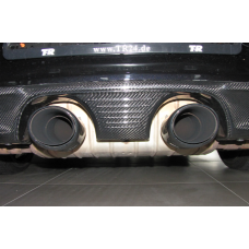 Diffuseur central arrière en carbone compatible avec Porsche 991.2 911 4 GTS Coupé Cabrio